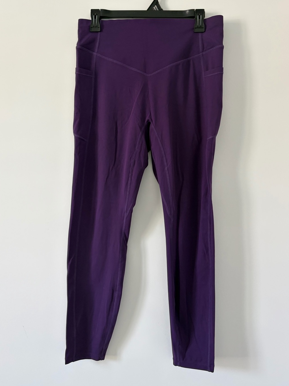 Halara Ultra Sculpt High Waist Tummy Control Cinch Lifting 7/8 Leggings Purple L